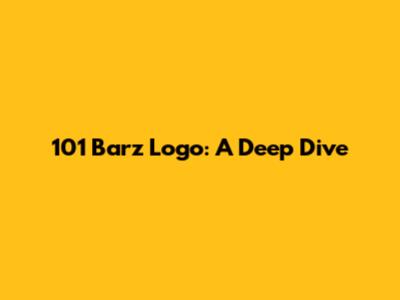 101 Barz Logo: A Deep Dive