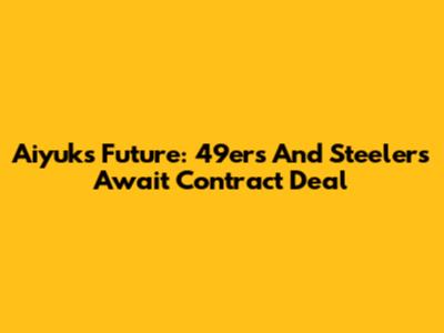Aiyuk's Future: 49ers And Steelers Await Contract Deal