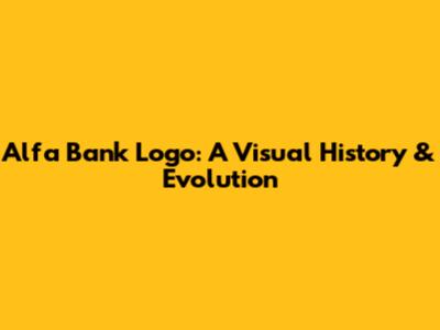 Alfa Bank Logo: A Visual History & Evolution