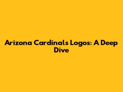 Arizona Cardinals Logos: A Deep Dive