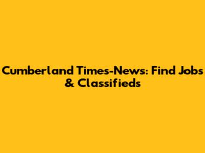 Cumberland Times-News: Find Jobs & Classifieds