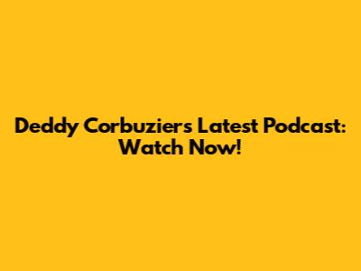 Deddy Corbuzier's Latest Podcast: Watch Now!