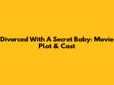Divorced With A Secret Baby: Movie Plot & Cast