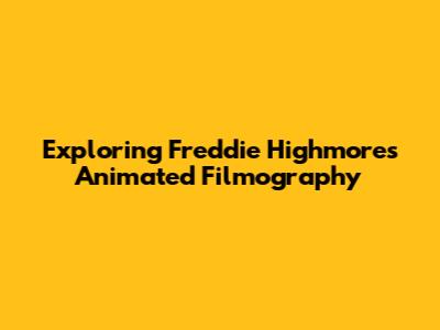 Exploring Freddie Highmore's Animated Filmography