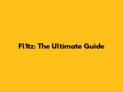 Fl1tz: The Ultimate Guide