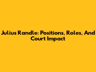 Julius Randle: Positions, Roles, And Court Impact