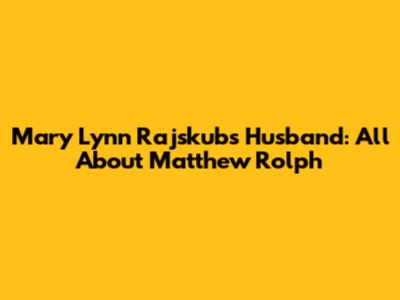 Mary Lynn Rajskub's Husband: All About Matthew Rolph