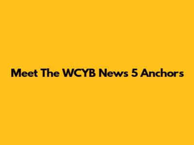 Meet The WCYB News 5 Anchors