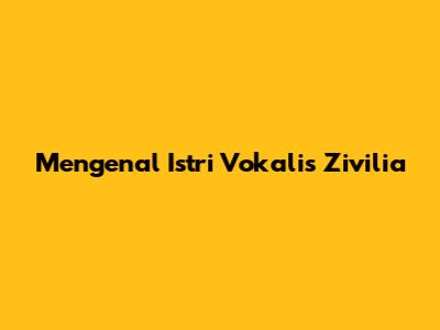 Mengenal Istri Vokalis Zivilia