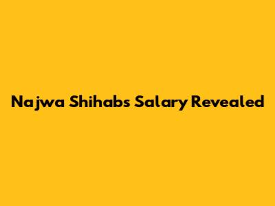 Najwa Shihab's Salary Revealed