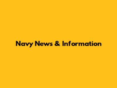 Navy News & Information