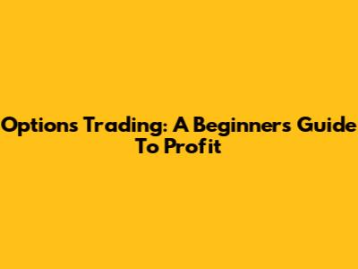 Options Trading: A Beginner's Guide To Profit