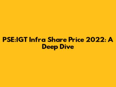 PSE:IGT Infra Share Price 2022: A Deep Dive