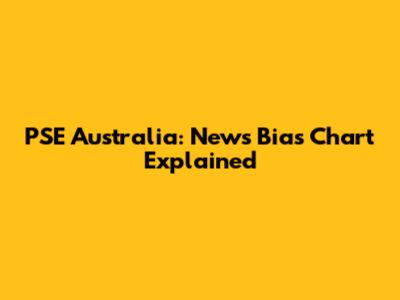 PSE Australia: News Bias Chart Explained
