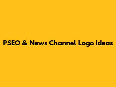 PSEO & News Channel Logo Ideas