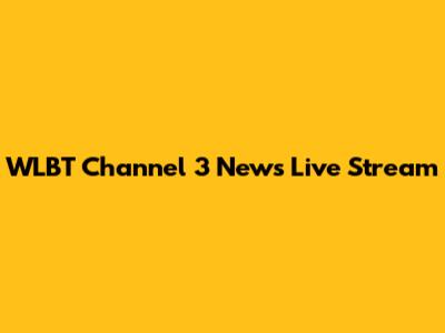 WLBT Channel 3 News Live Stream