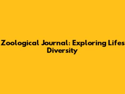 Zoological Journal: Exploring Life's Diversity